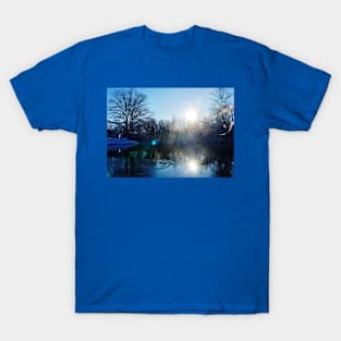 Ripple in the Pond in the Snow T-Shirt